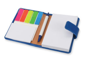 Блокнот с шариковой ручкой, разноцветными стикерами и блоком для записей арт. 10642401